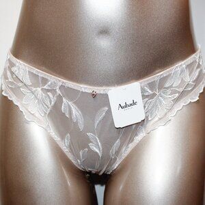 Aubade Paris Sample Afleur De Toi Beige Panties with Jewel S